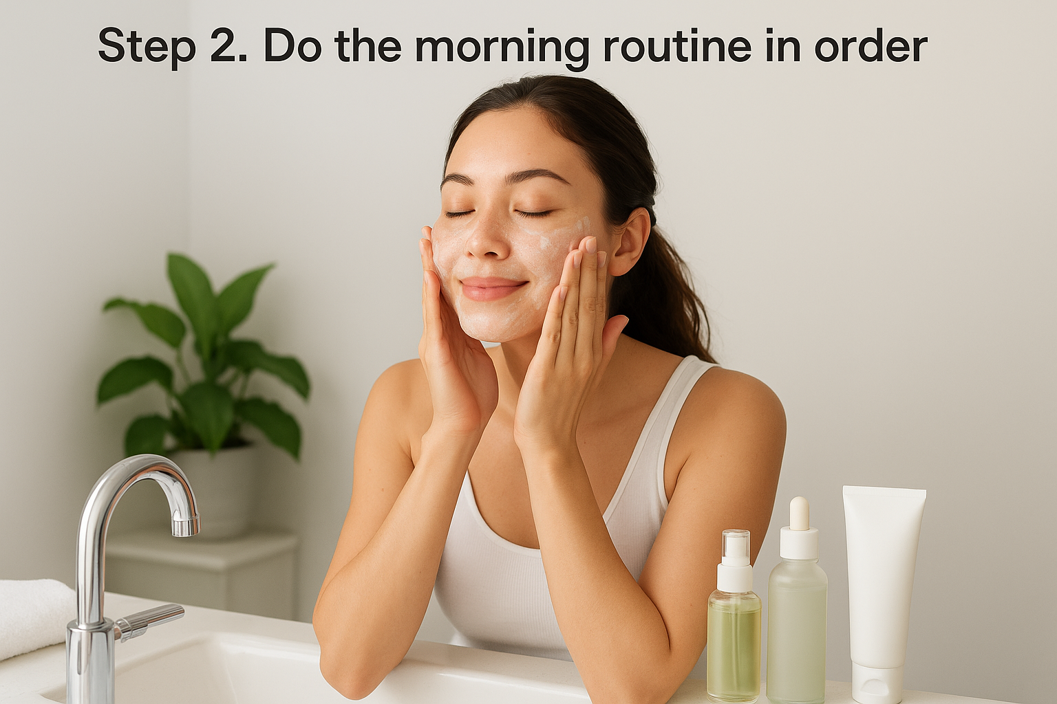 Step 2. Do the morning routine in order