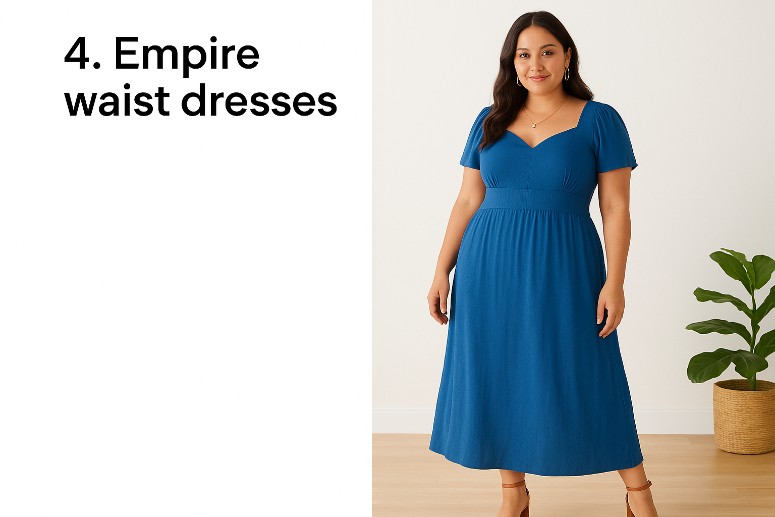 4. Empire waist dresses