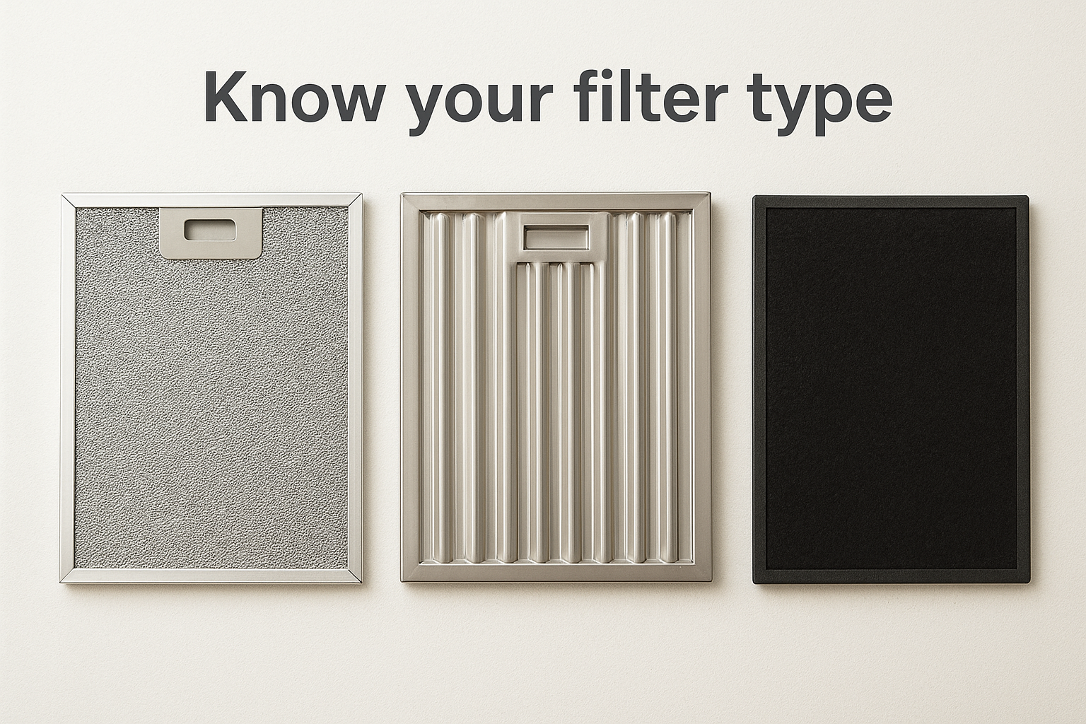 Know your filter type
