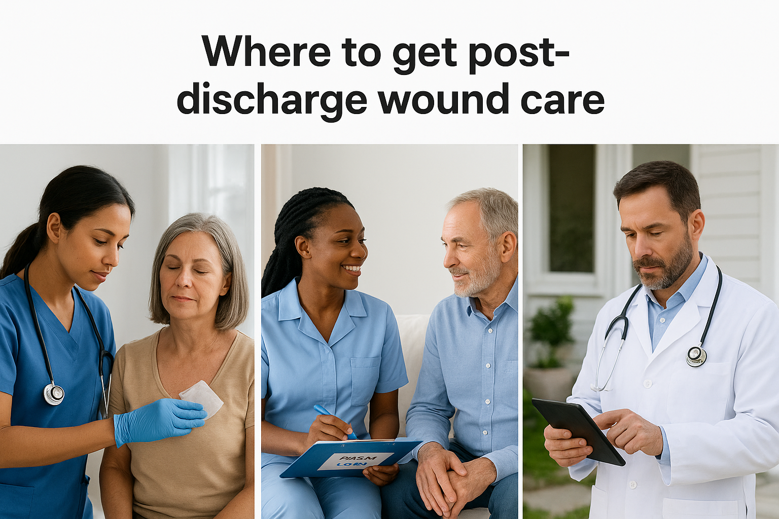 Where to get post-discharge wound care