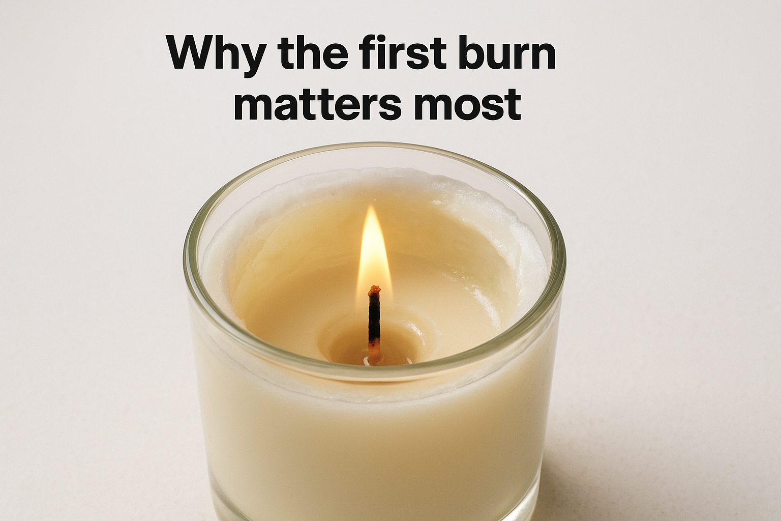 Why the first burn matters most