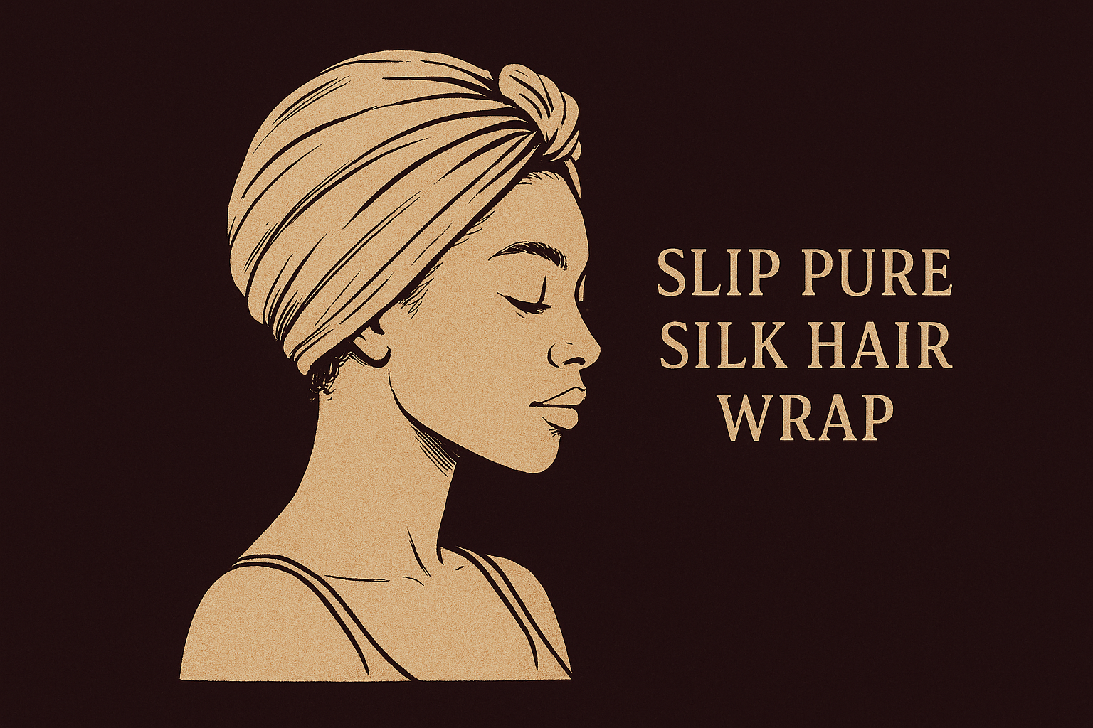2. Pure Silk Hair Wrap