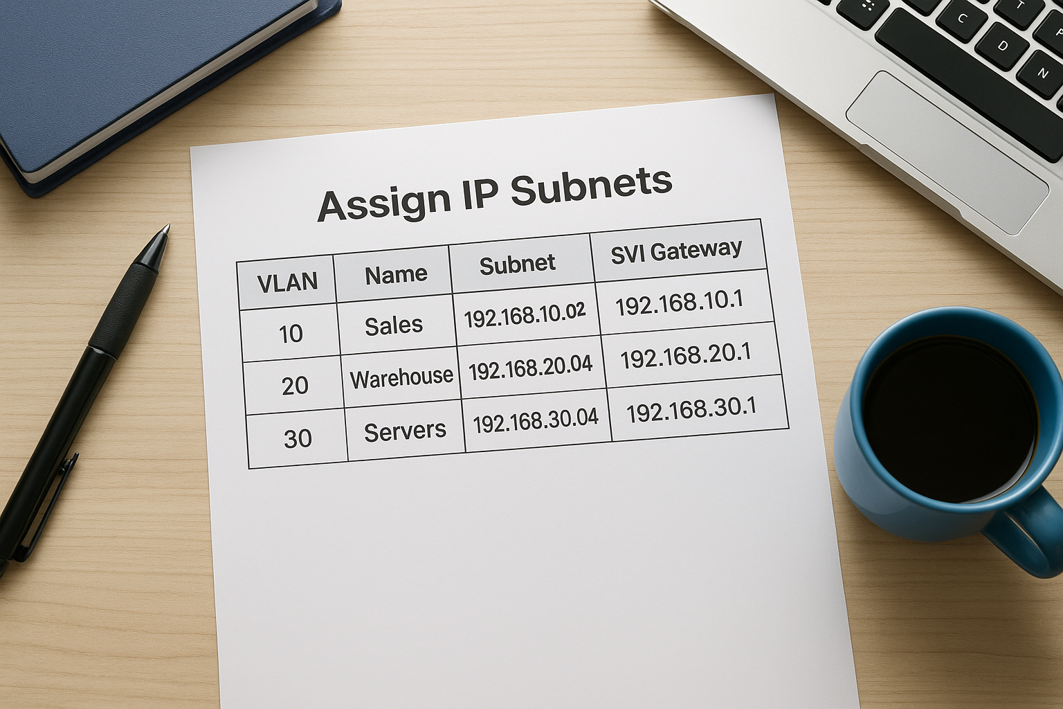 Assign IP Subnets