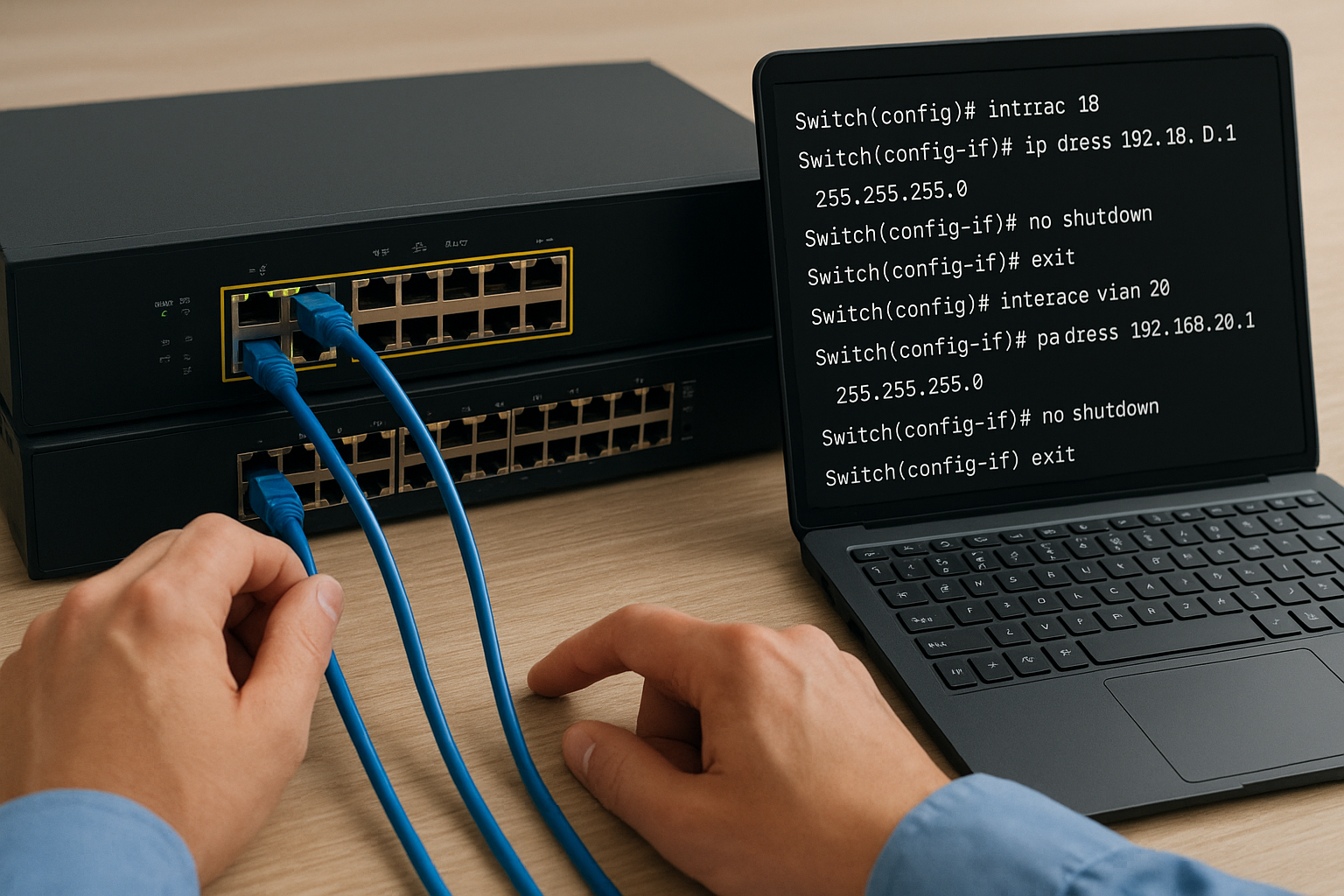 Create SVIs for Each VLAN