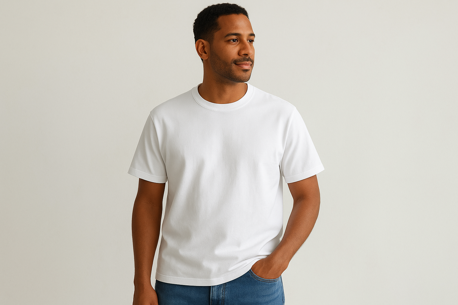 1. SÖMNAD relaxed tee in 300g Supima cotton