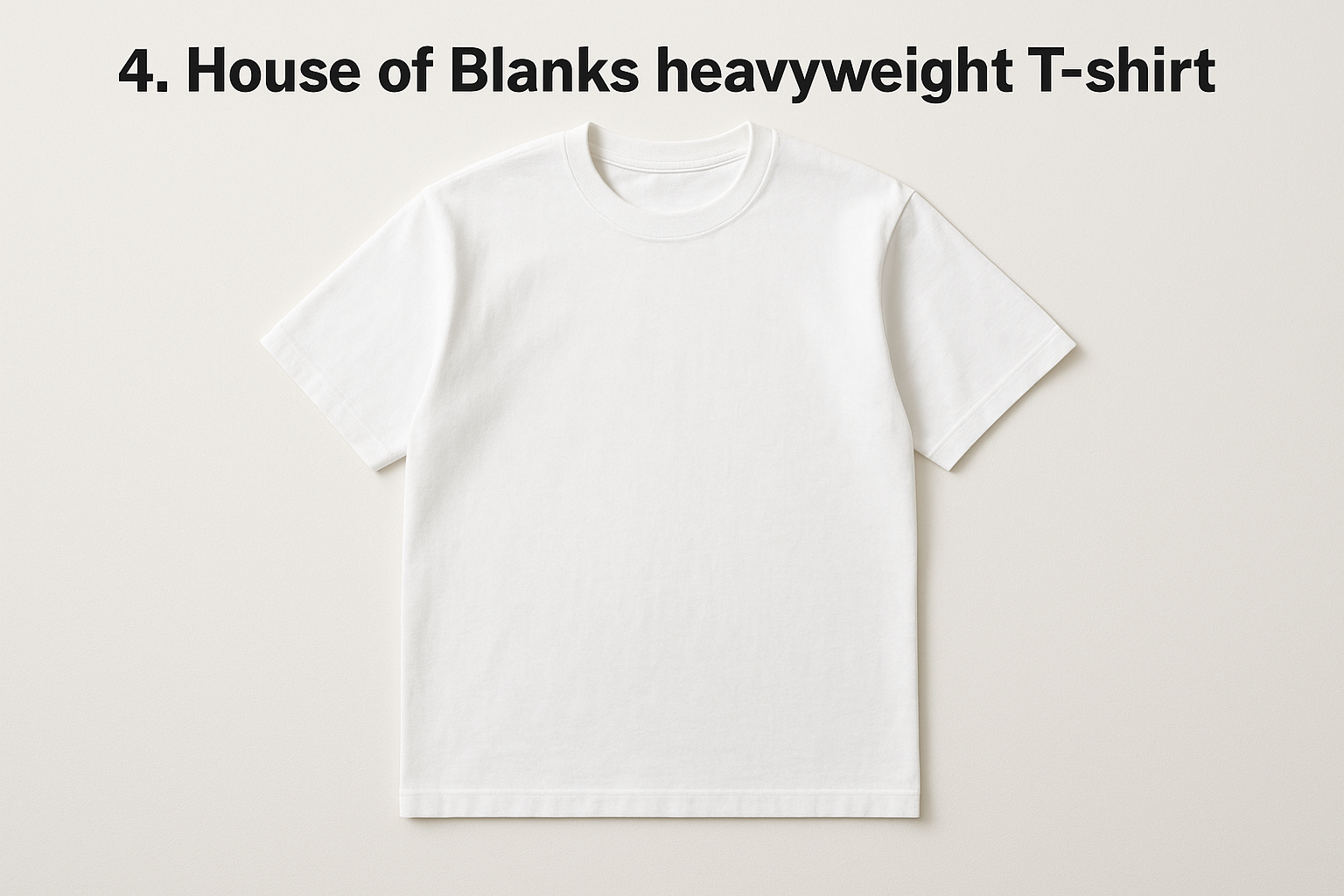 4. House of Blanks heavyweight T-shirt