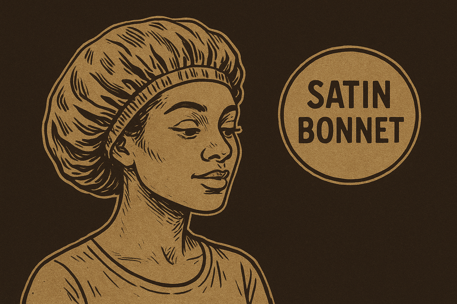 4. Edoneery satin bonnet