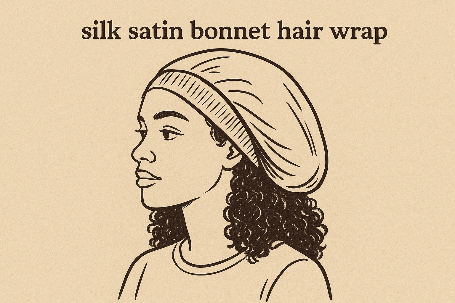 6. Yanibest silk satin bonnet hair wrap