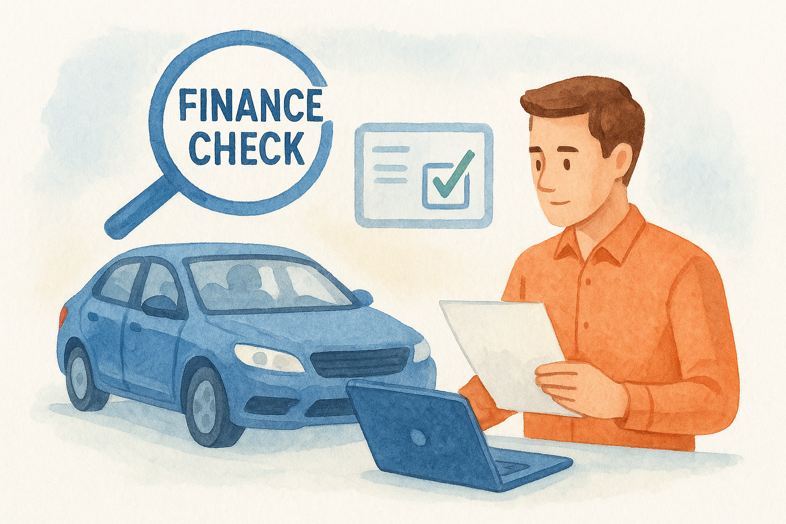 Step 3. Run an outstanding finance check