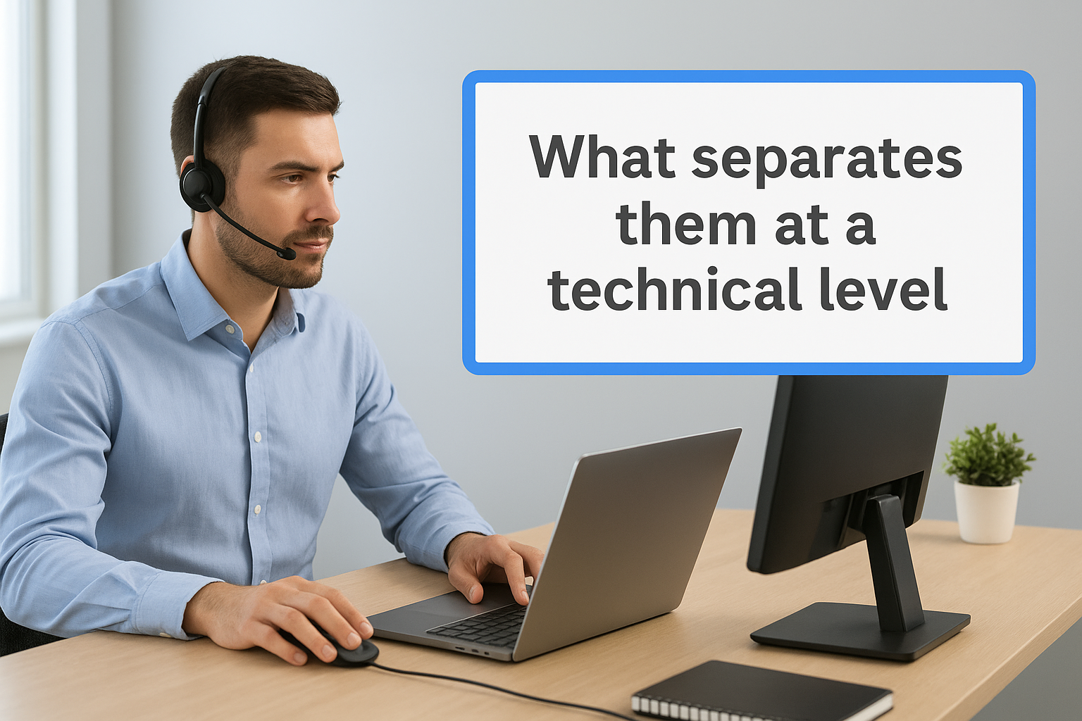 What separates them at a technical level