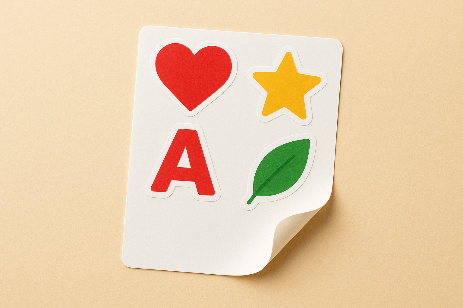 6. UPrinting kiss-cut stickers