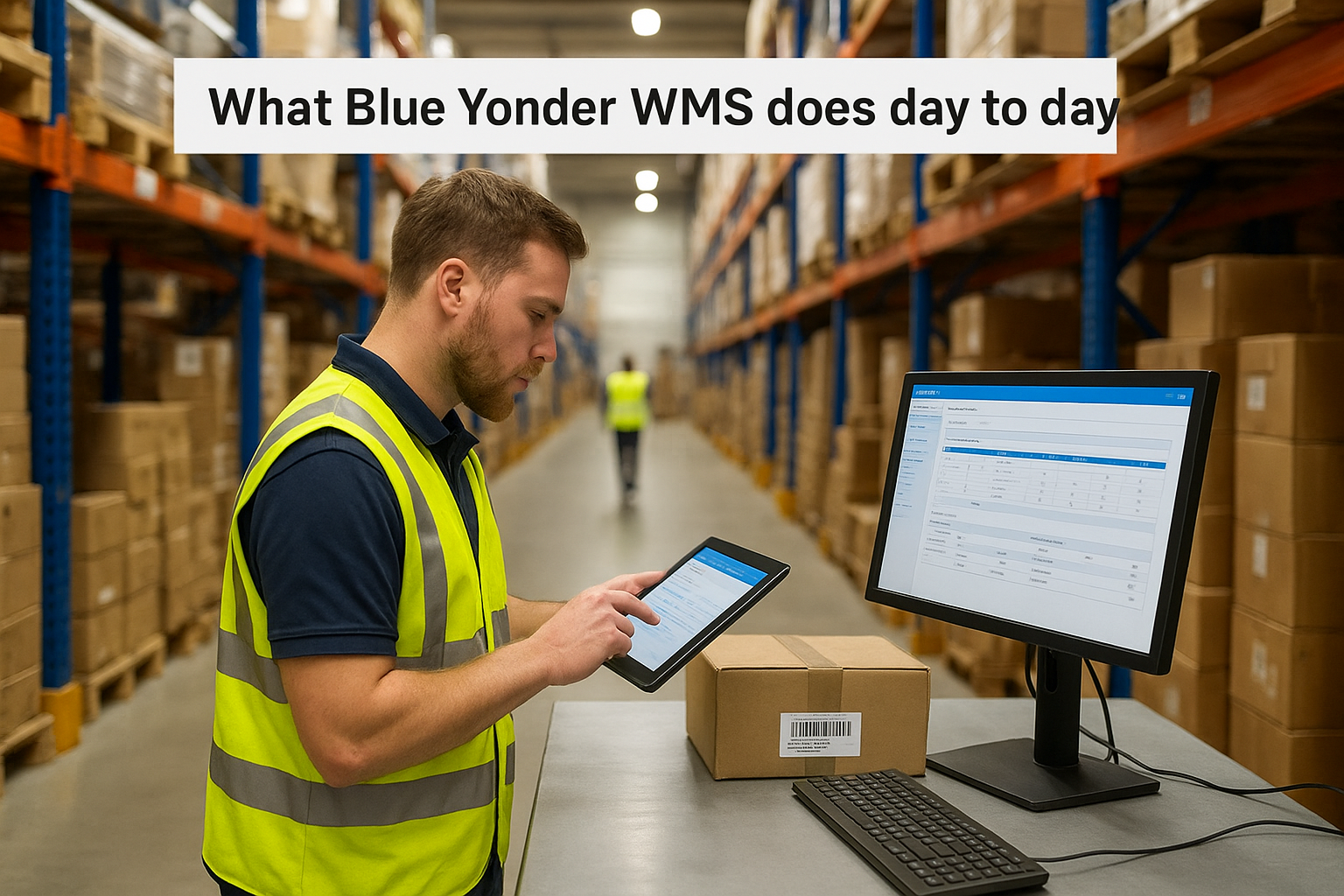 What Blue Yonder WMS does day to day