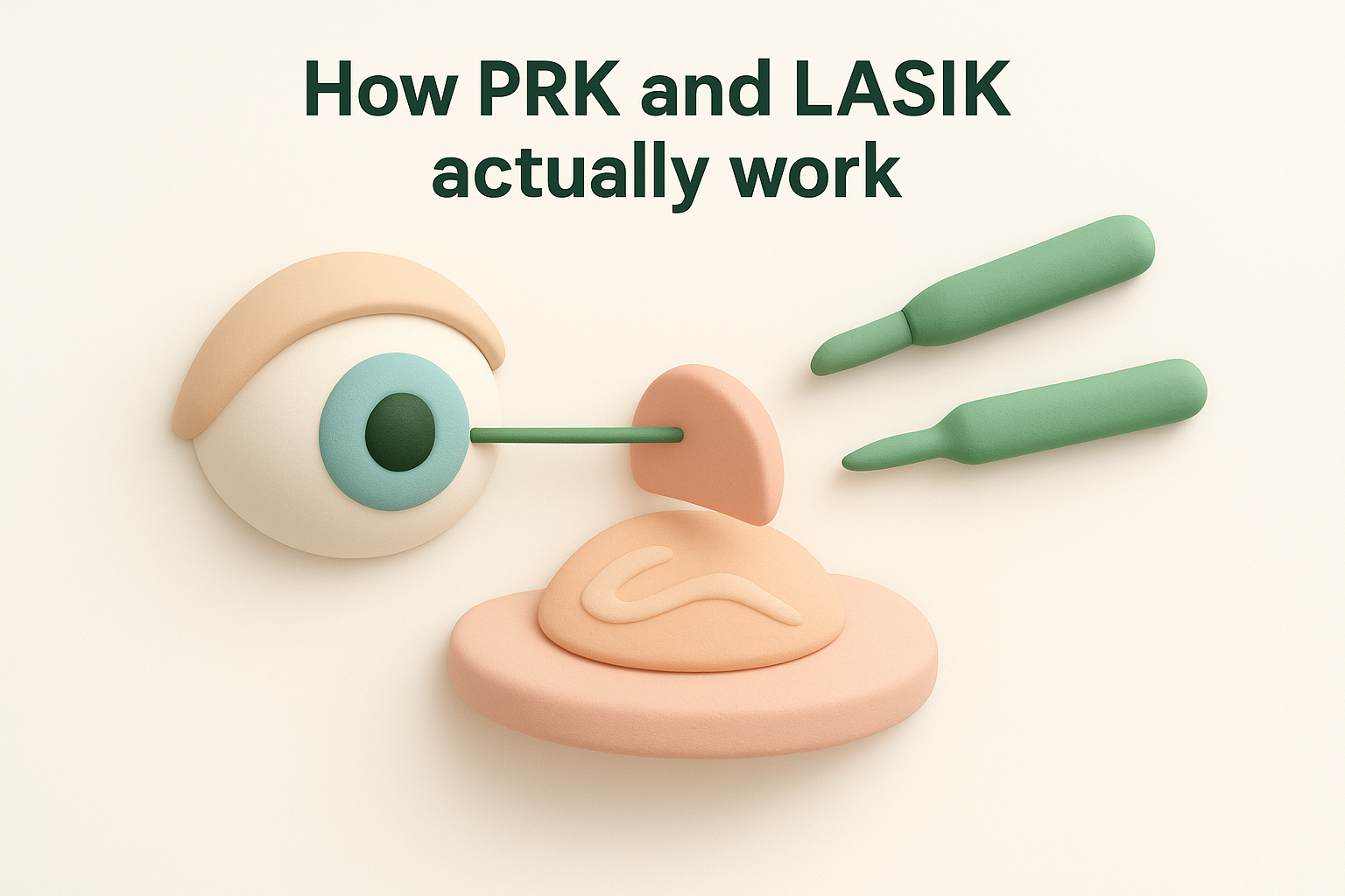 How PRK and LASIK actually work