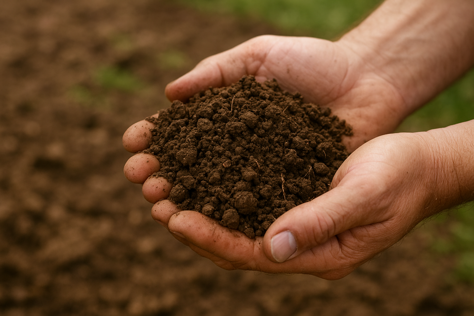 What a soil sample actually contains