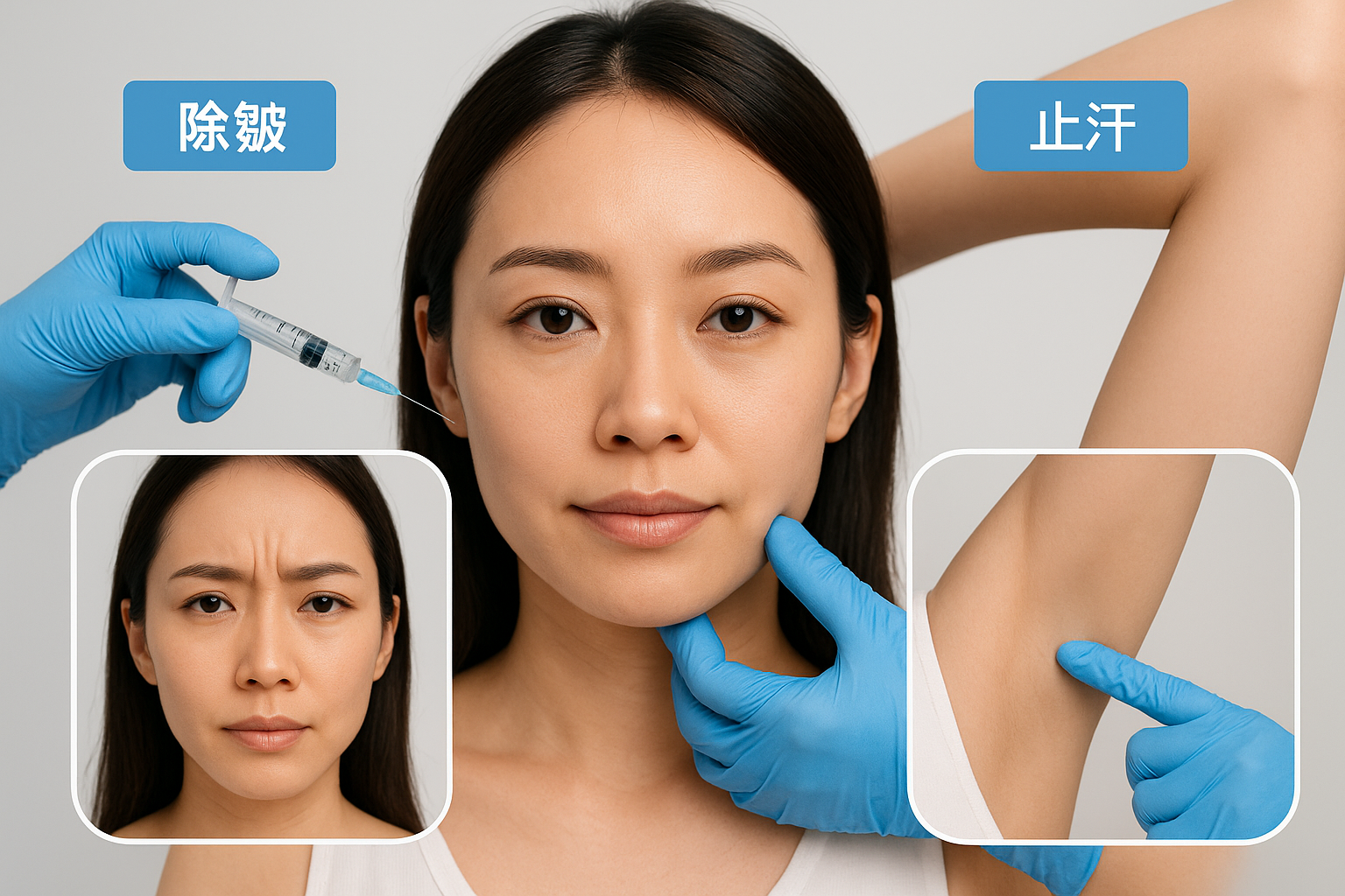 按部位拆解：除皺、瘦面、止汗可維持幾耐