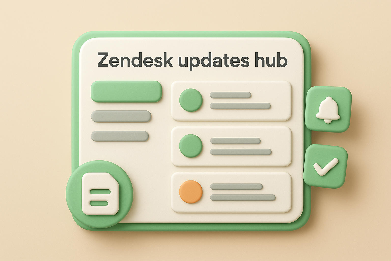 1. Zendesk updates hub