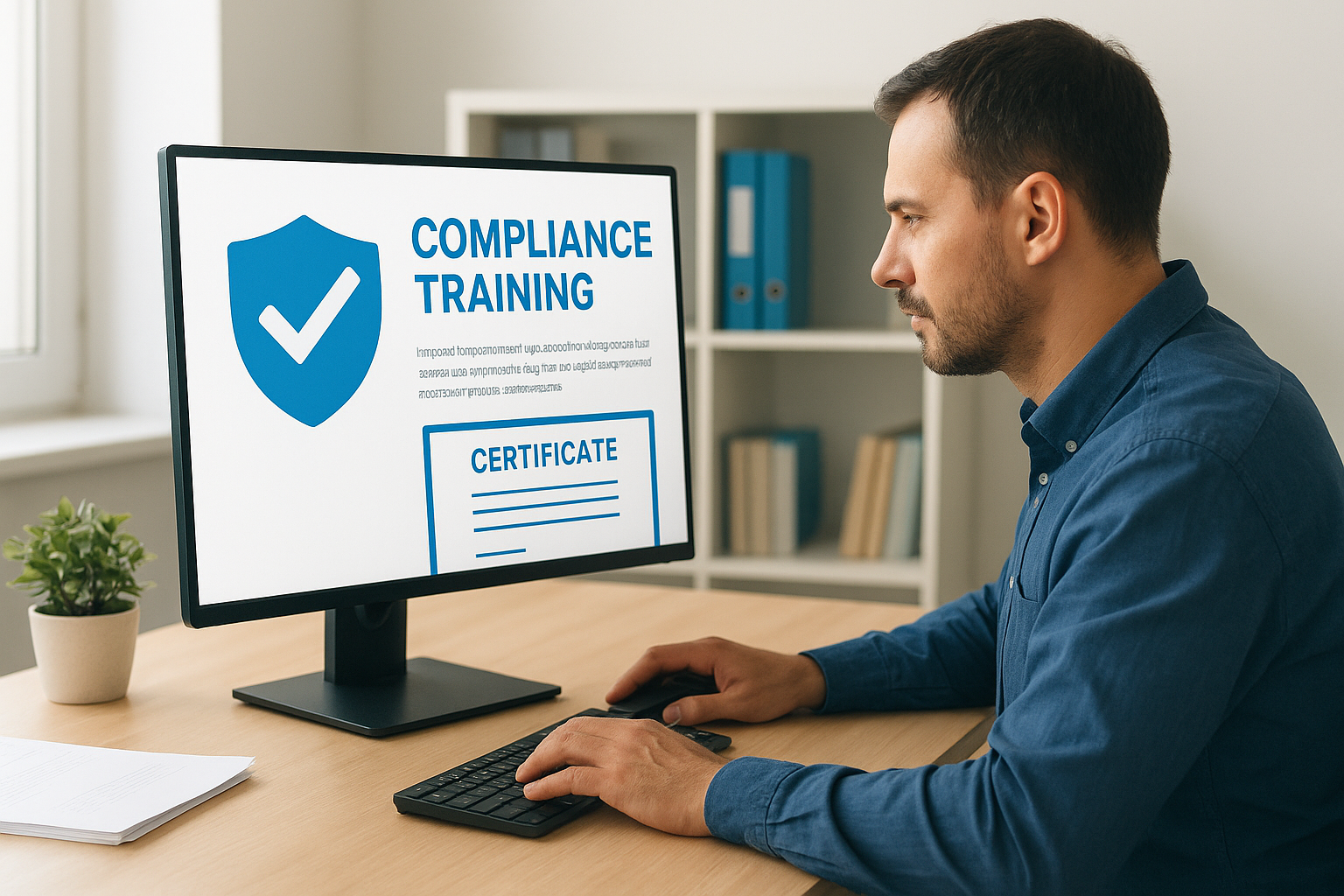 Compliance training and certification renewals