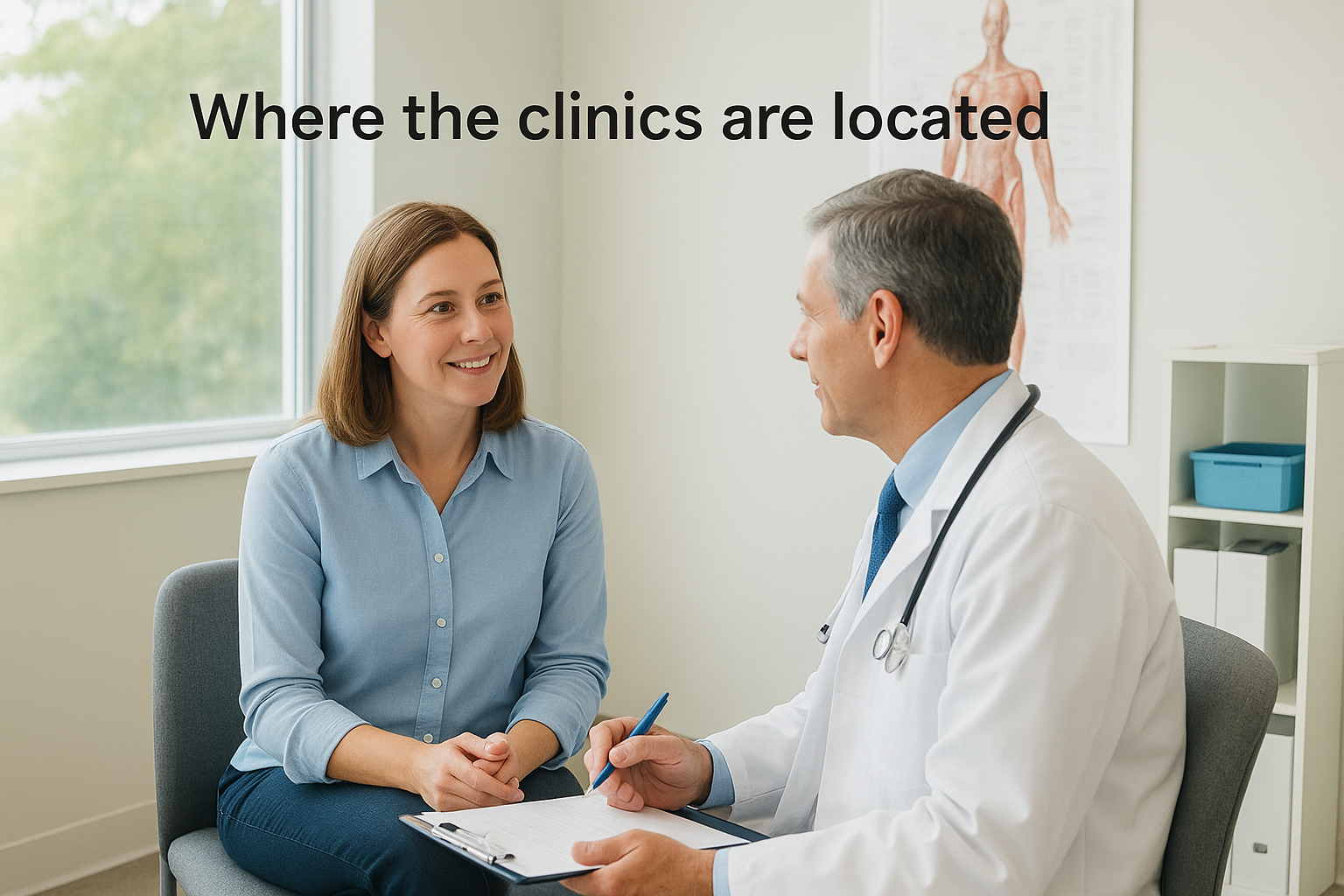 Where the clinics are located