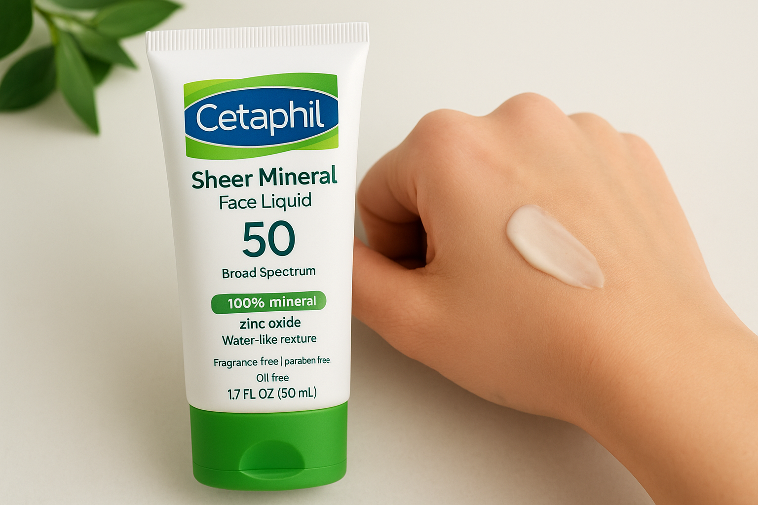 11. Cetaphil Sheer Mineral Face Liquid SPF 50