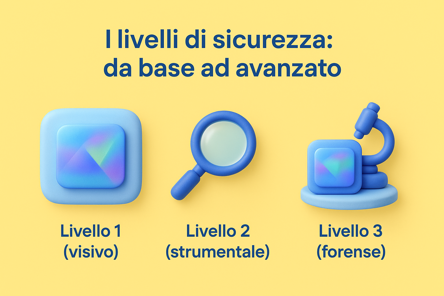 I livelli di sicurezza: da base ad avanzato