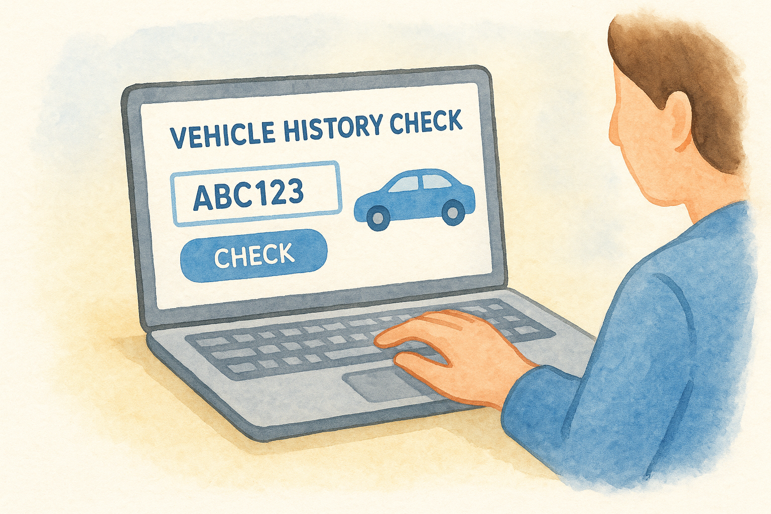 Start with an online history check using the reg