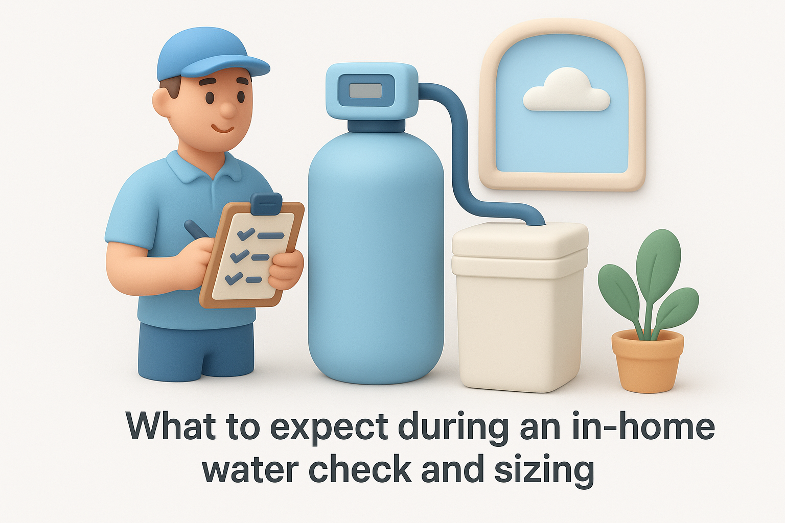 What to expect during an in-home water check and sizing