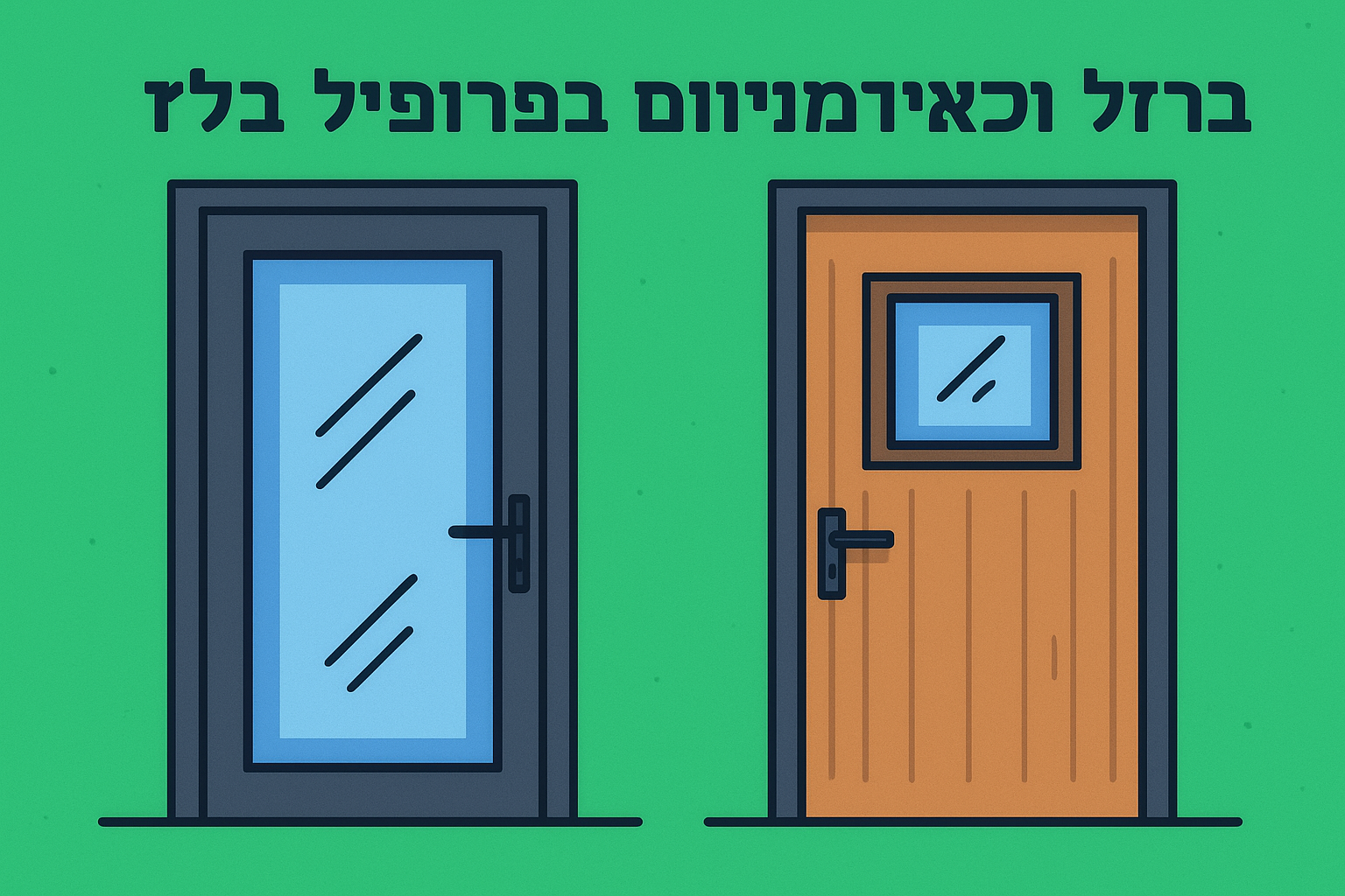 ברזל ואלומיניום בפרופיל בלגי
