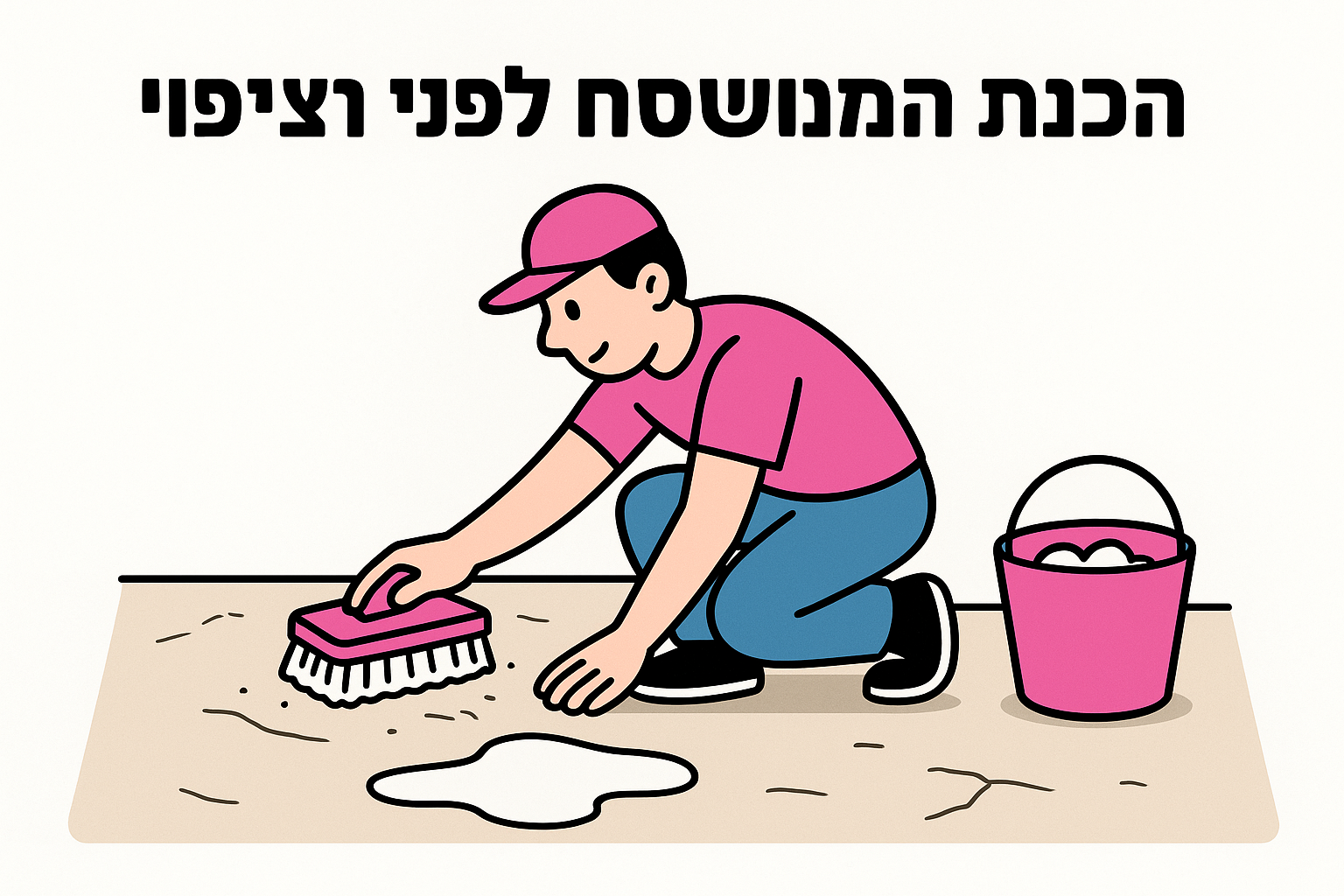 הכנת המשטח לפני הציפוי