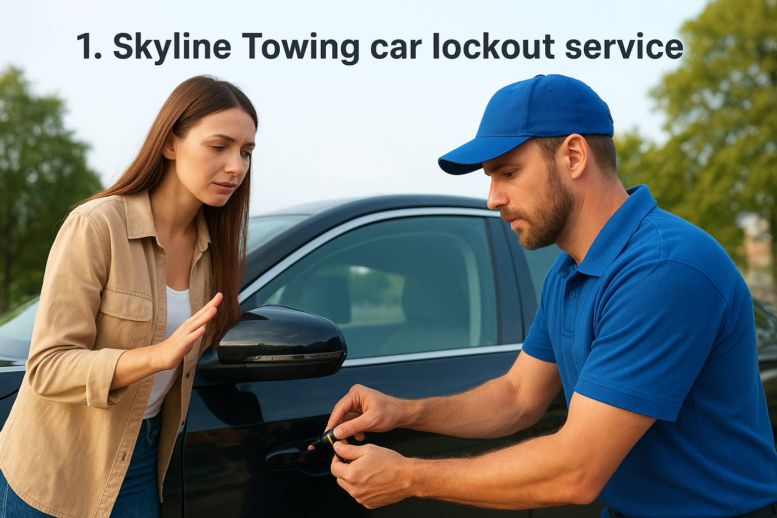1. Skyline Towing car lockout service