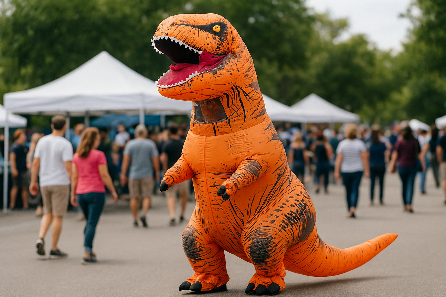4. Inflatable dinosaur costumes for mascots
