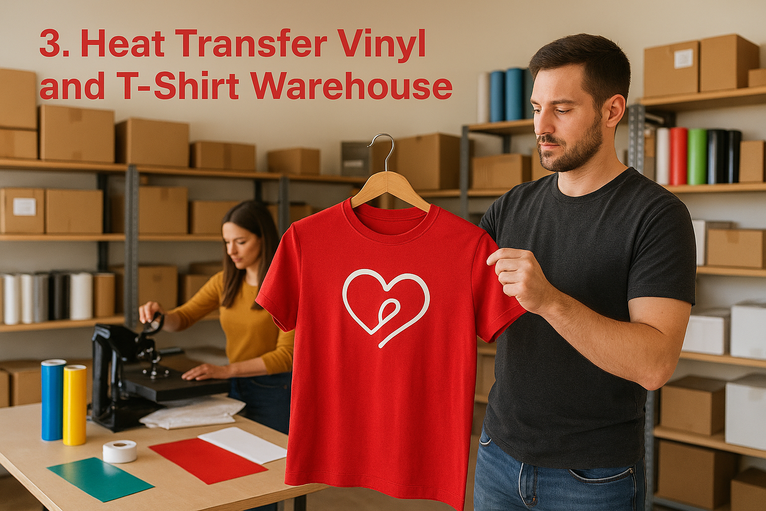 3. Heat Transfer Vinyl and T-Shirt Warehouse