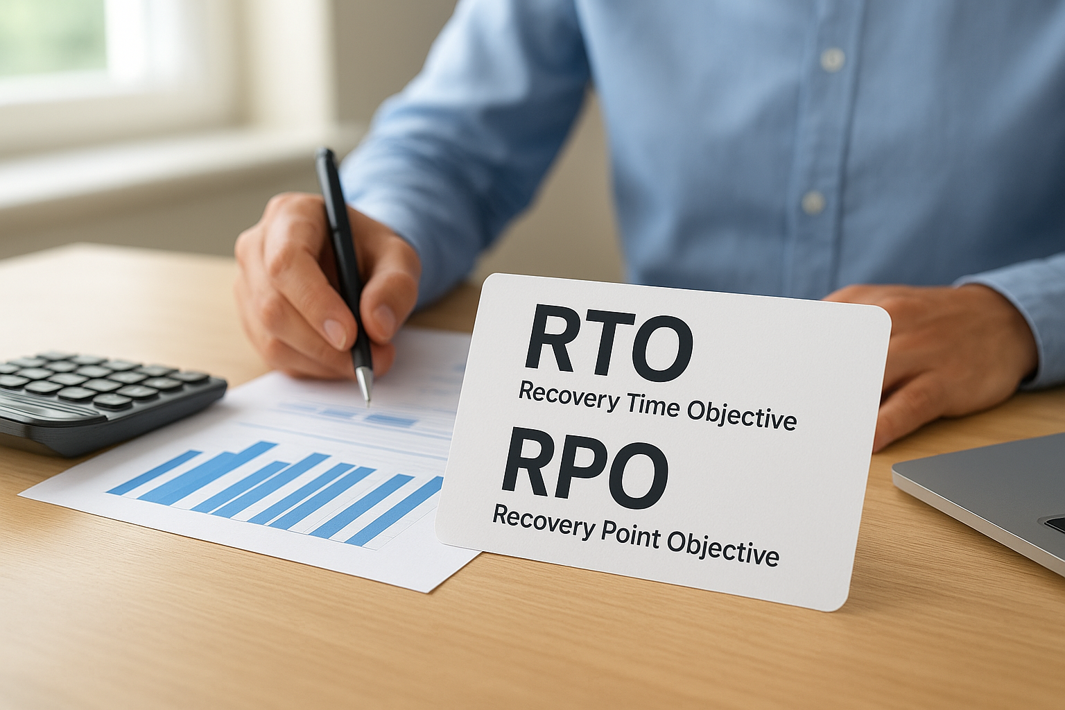 Recovery objectives: RTO and RPO