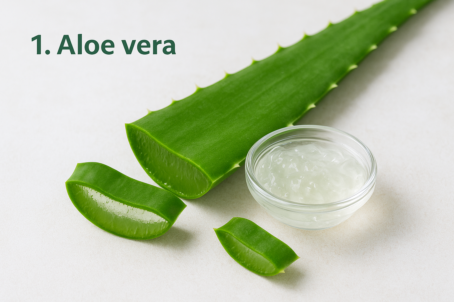 1. Aloe vera
