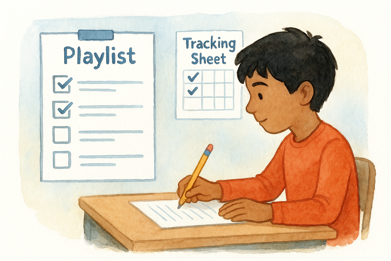 9. Build a self-paced playlist with must-dos