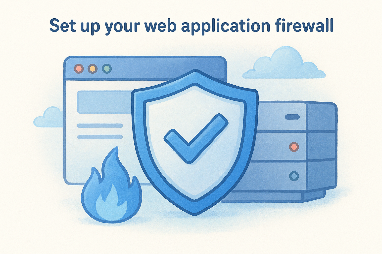 Set up your web application firewall