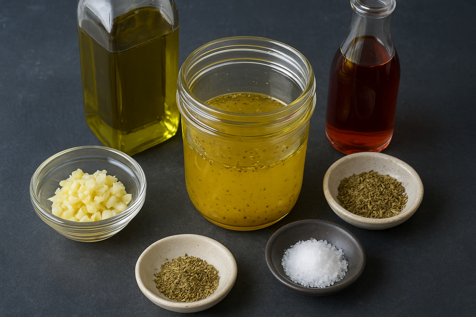 The ingredient list and ratios