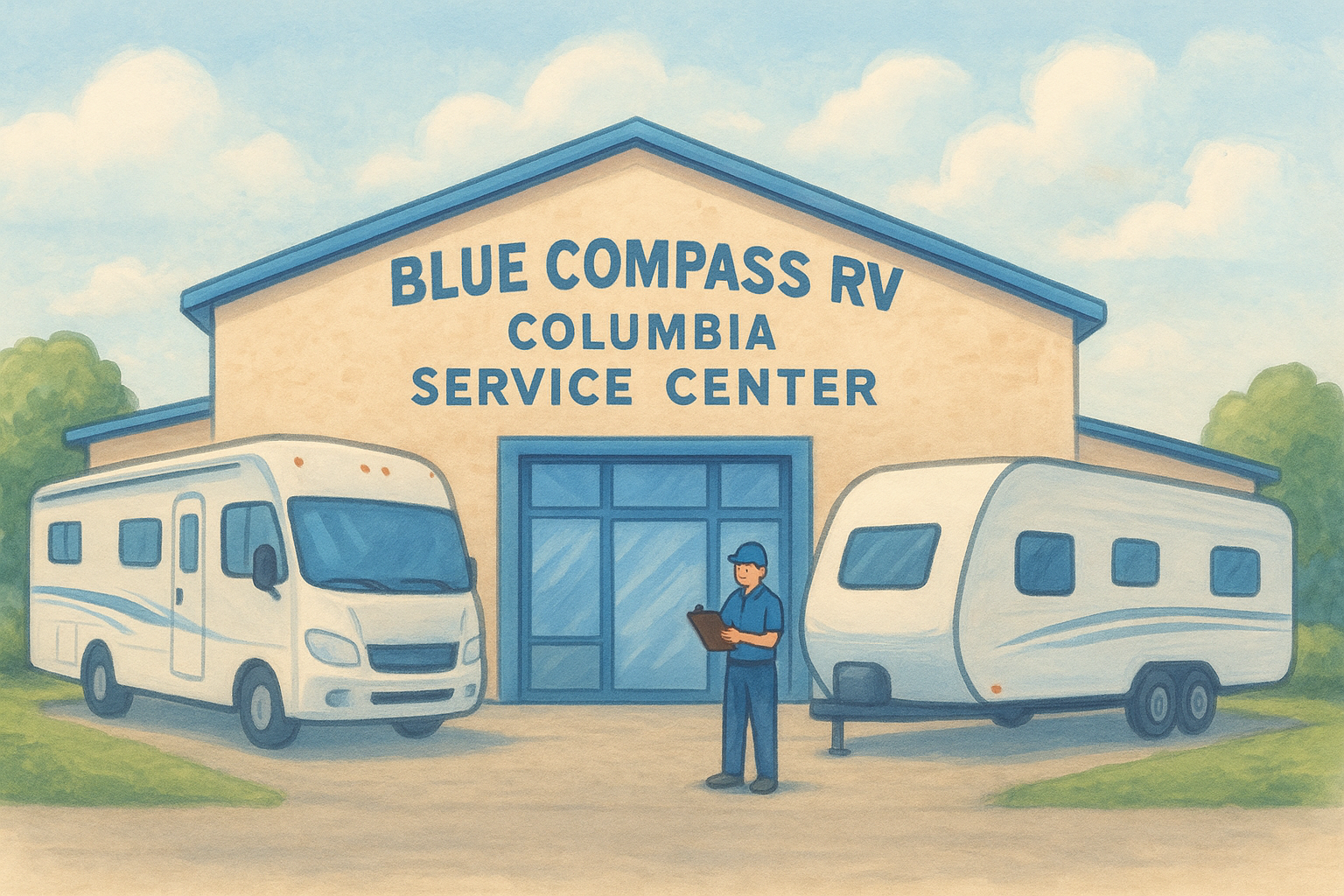 3. Blue Compass RV Columbia service center