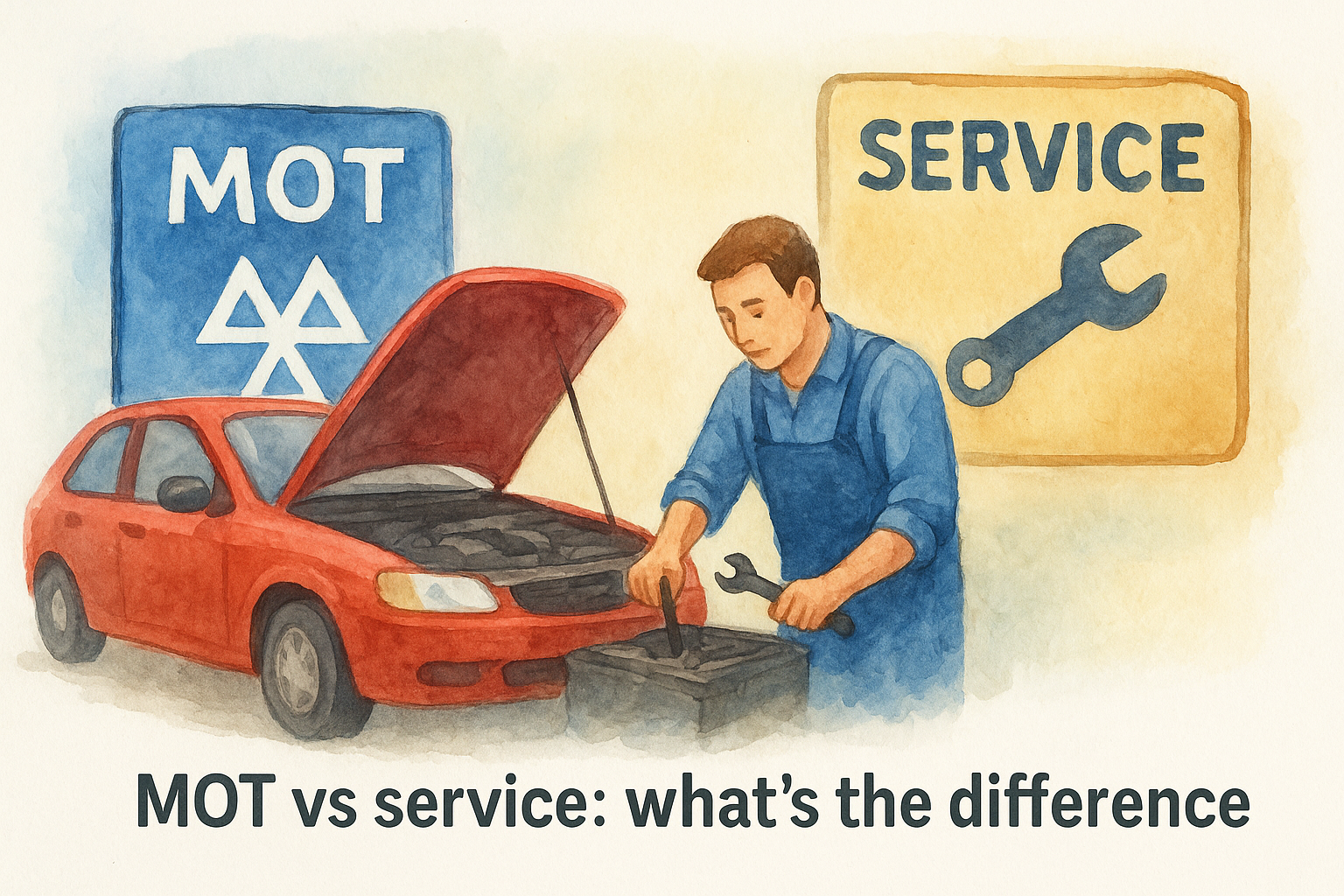 MOT vs service: what's the difference