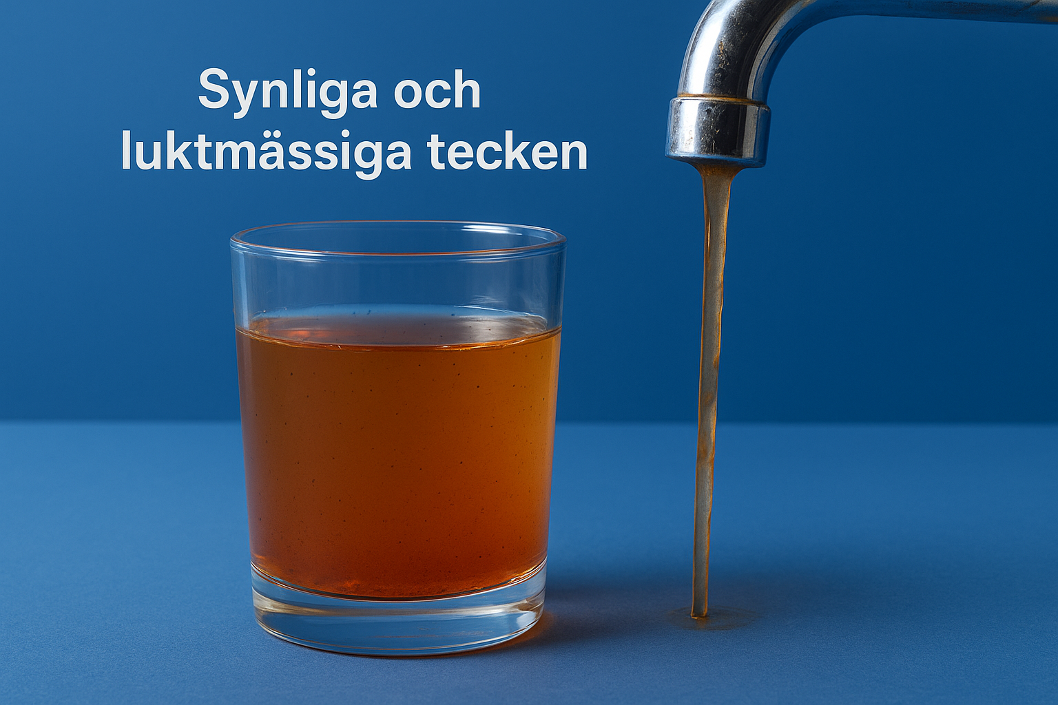 Synliga och luktmässiga tecken