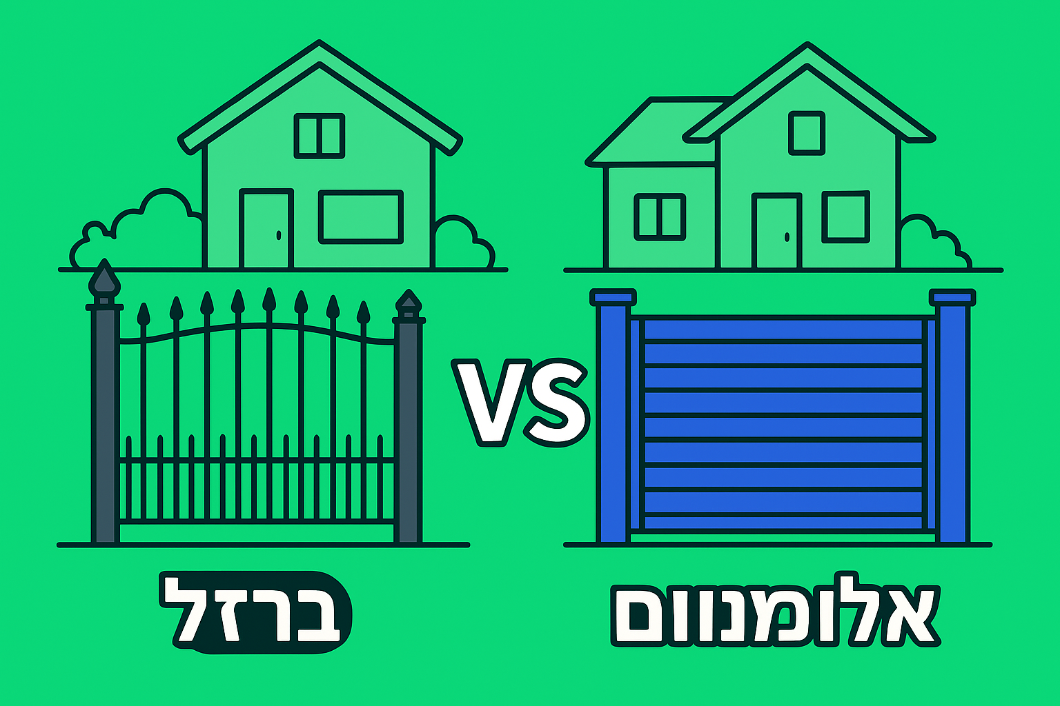 ברזל או אלומיניום: מה ההבדל בפועל