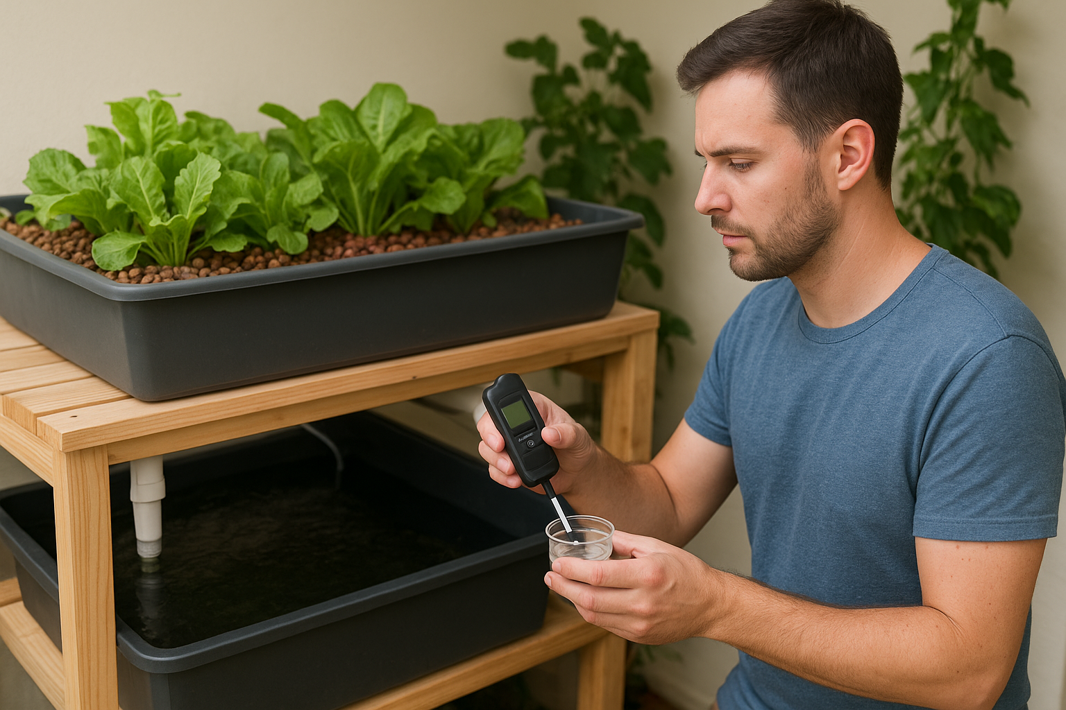 Step 3: Track the aquaponics nitrogen cycle progress