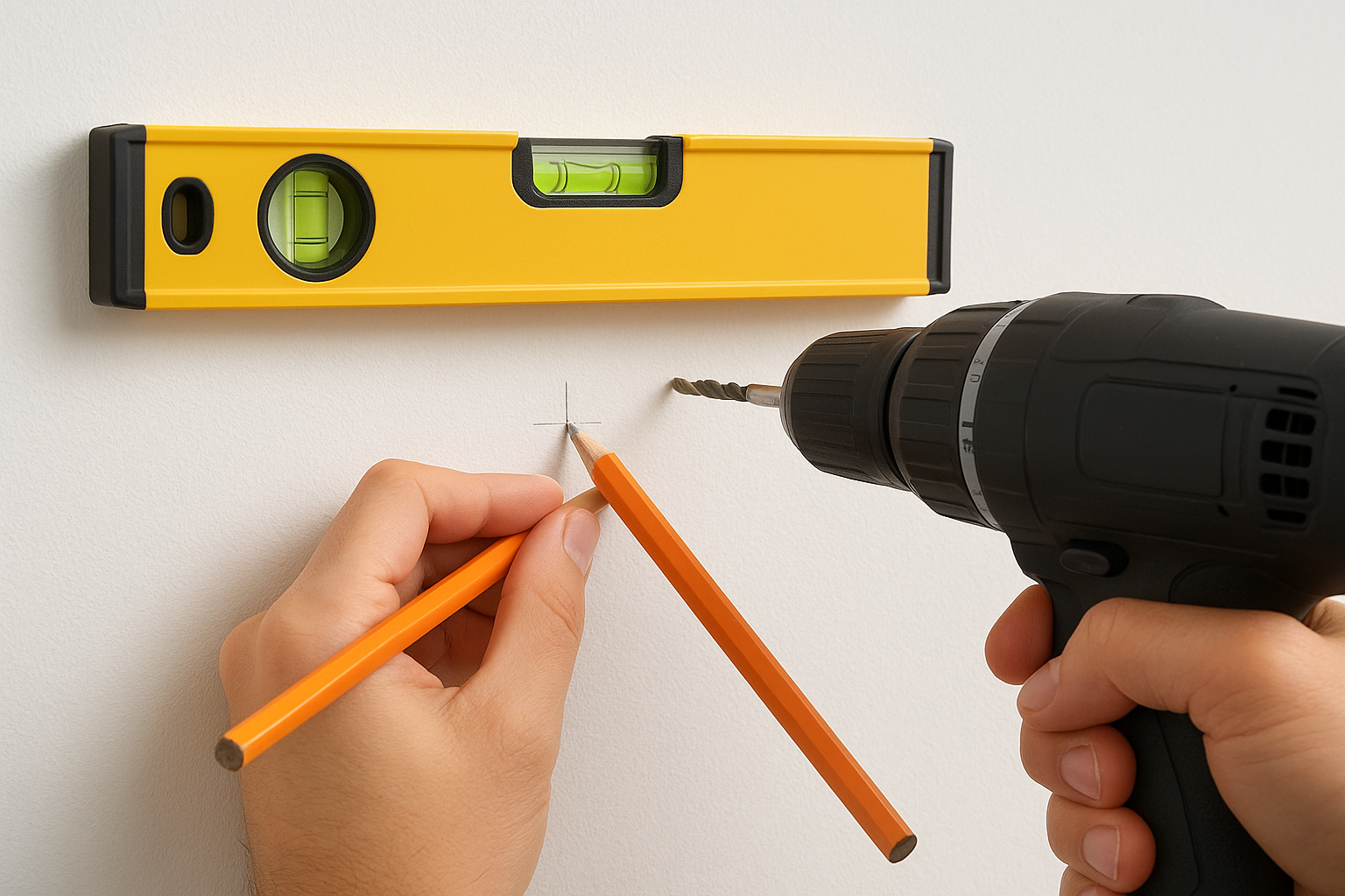 Get your marks level before you drill
