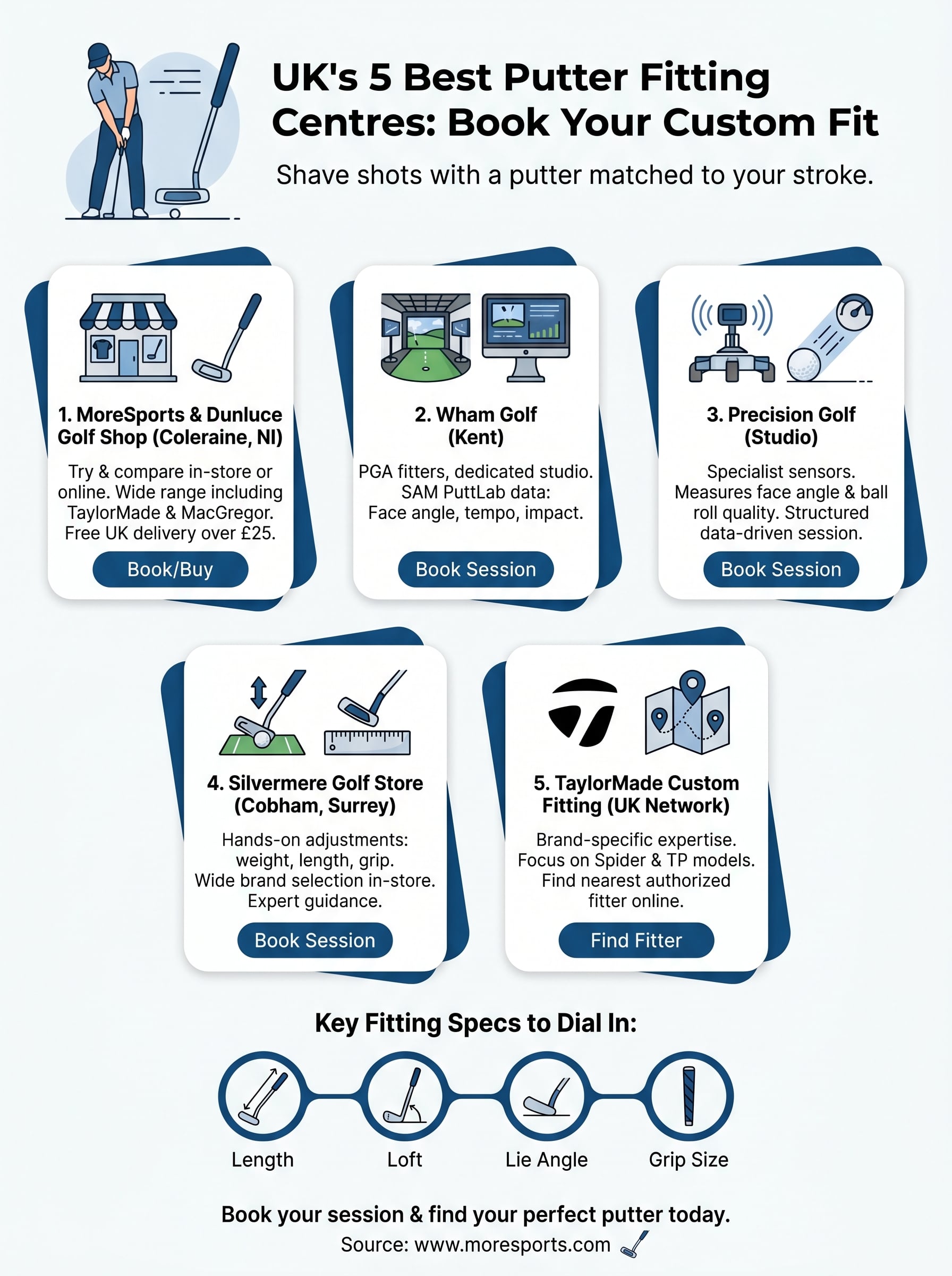custom fit putters uk infographic