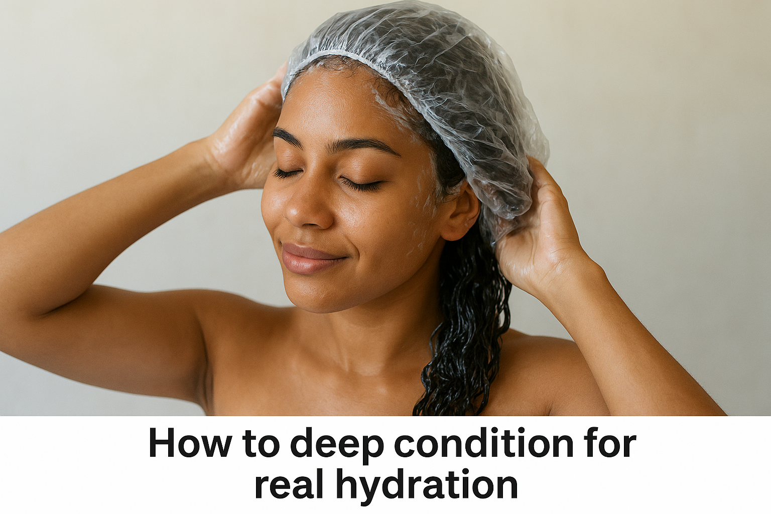 How to deep condition for real hydration