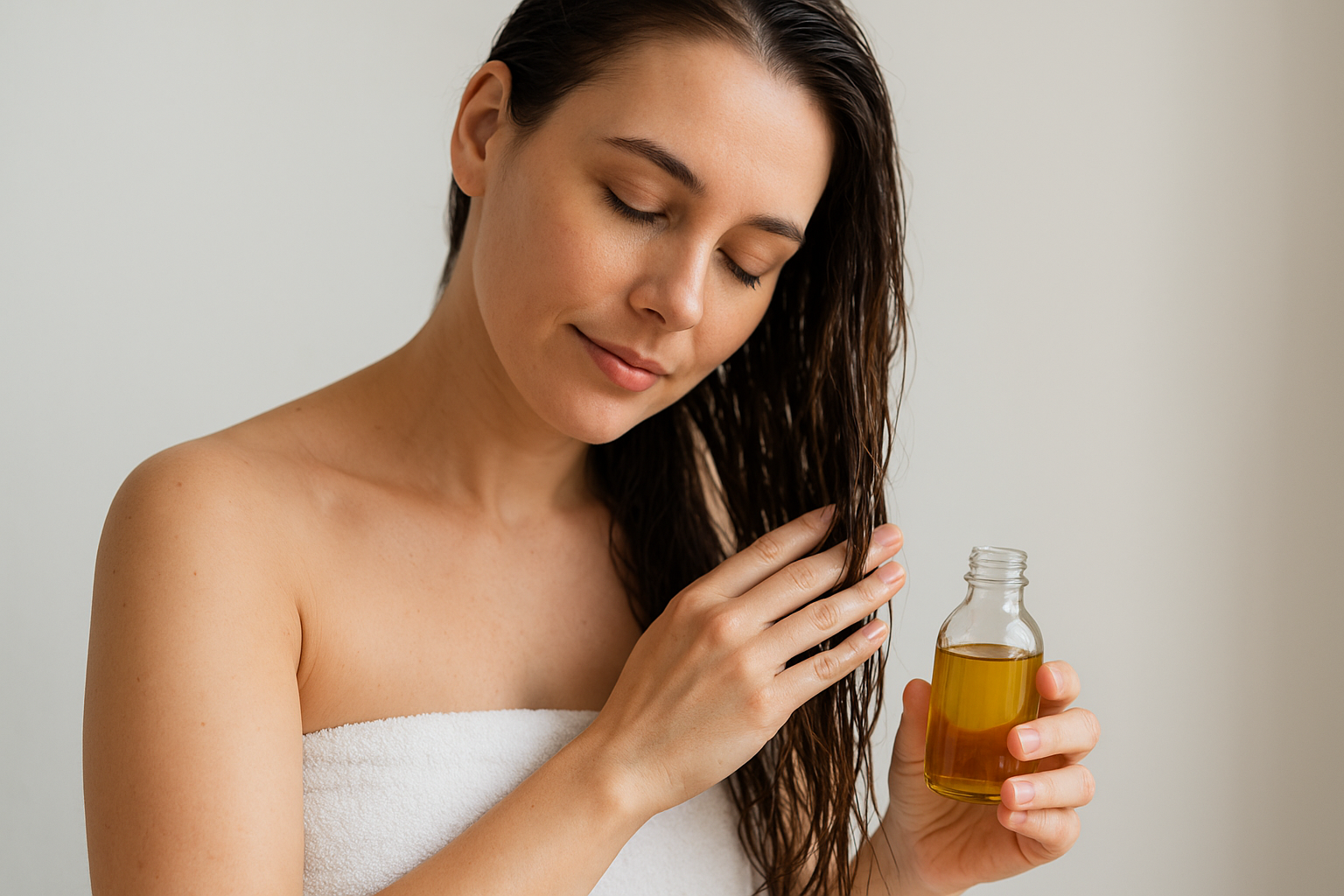 How to do a pre-shampoo oiling step