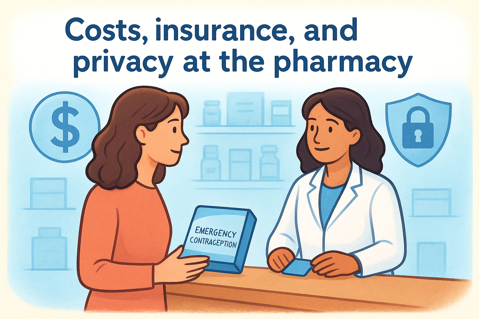 Costs, insurance, and privacy at the pharmacy