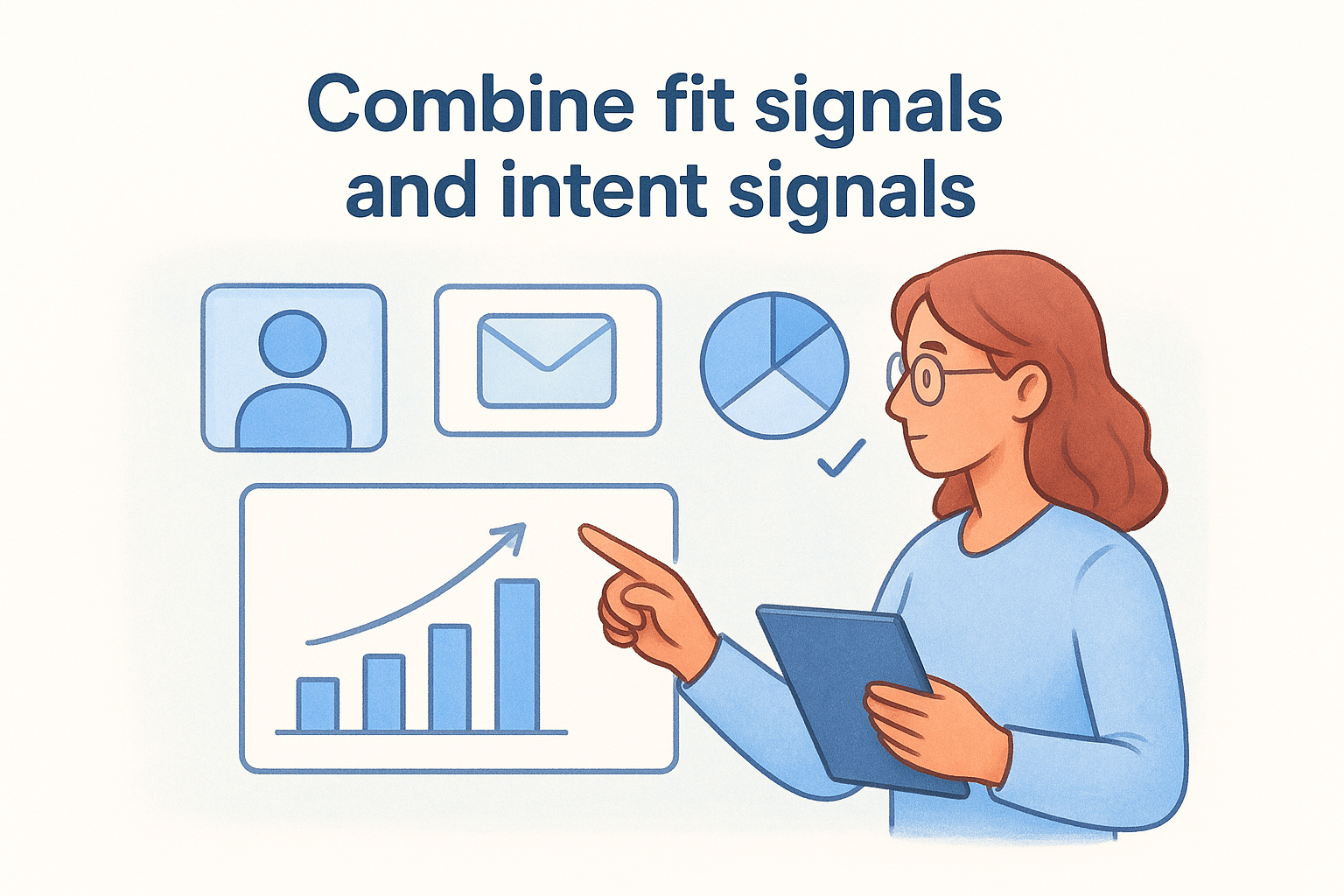 Combine fit signals and intent signals
