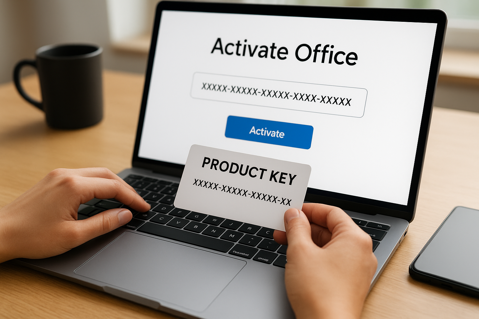 Aktivierung mit Product Key