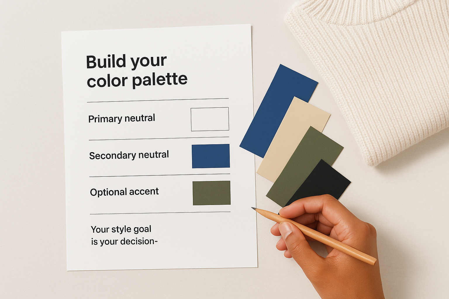 Build your color palette