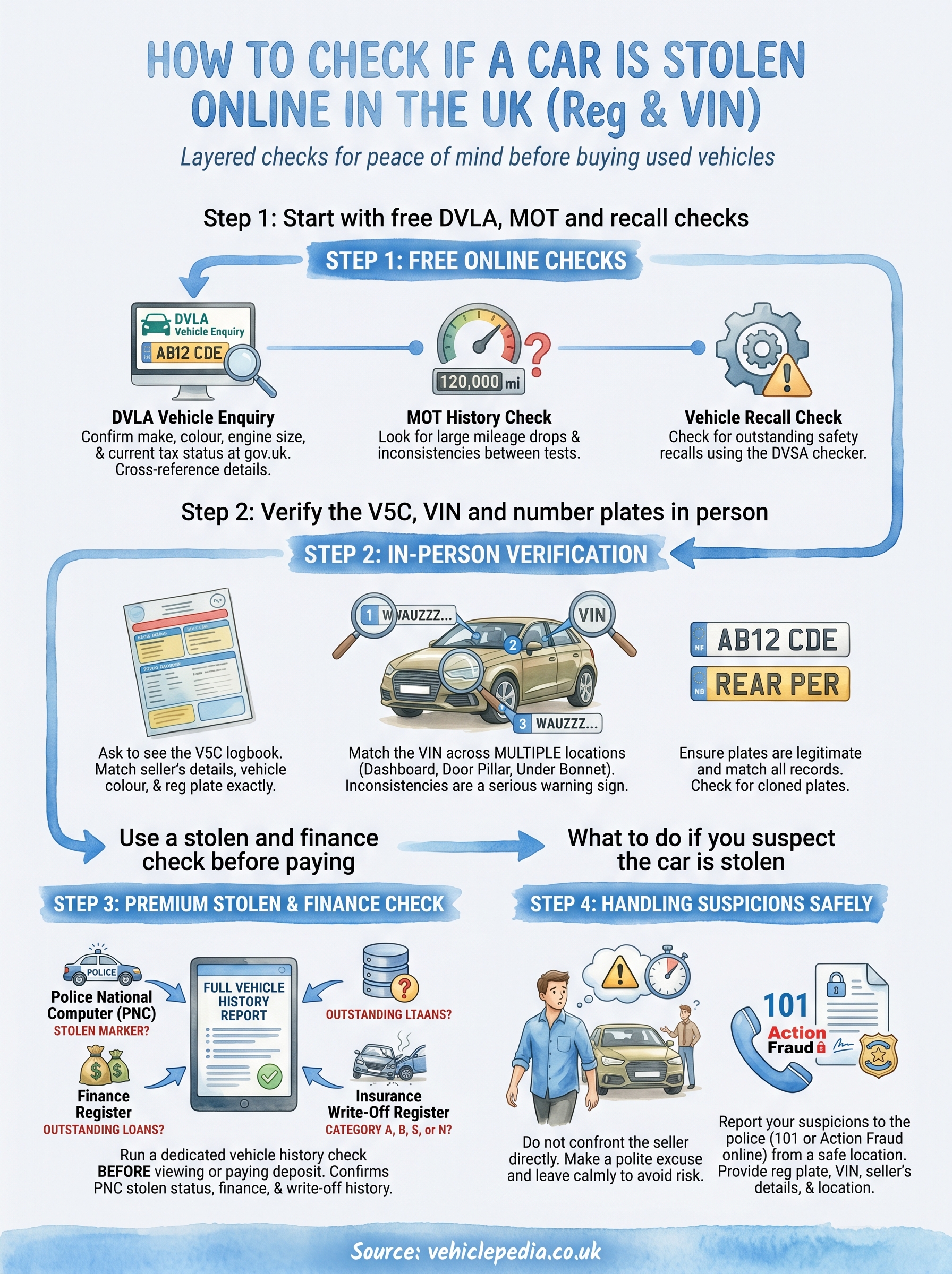 how to check if a car is stolen infographic